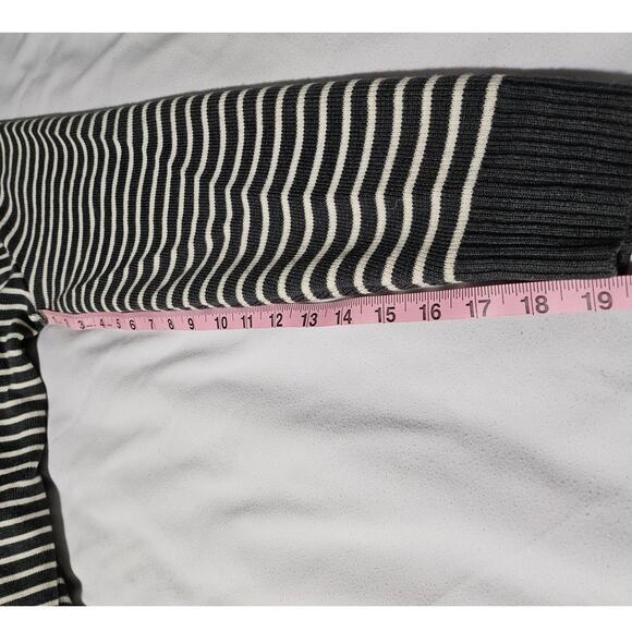 EVERLANE Marino Wool Striped Pullover Sweater Women's Size M - Picture 10 of 10